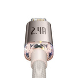 Baseus Crystal Shine Cable Lightning 12W - 2m - Pink