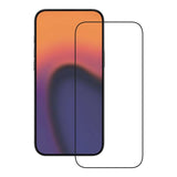 iPhone 18 Pro / 17 Pro / 16 Pro X2O Full Screen Tempered Glass Screen Protector - Transparent / Black Edge