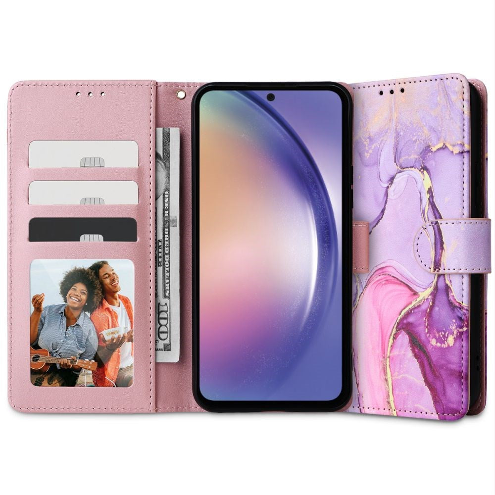 Samsung Galaxy A54 (5G) Tech-Protect Tech-Protect Flip Wallet - Purple Marble