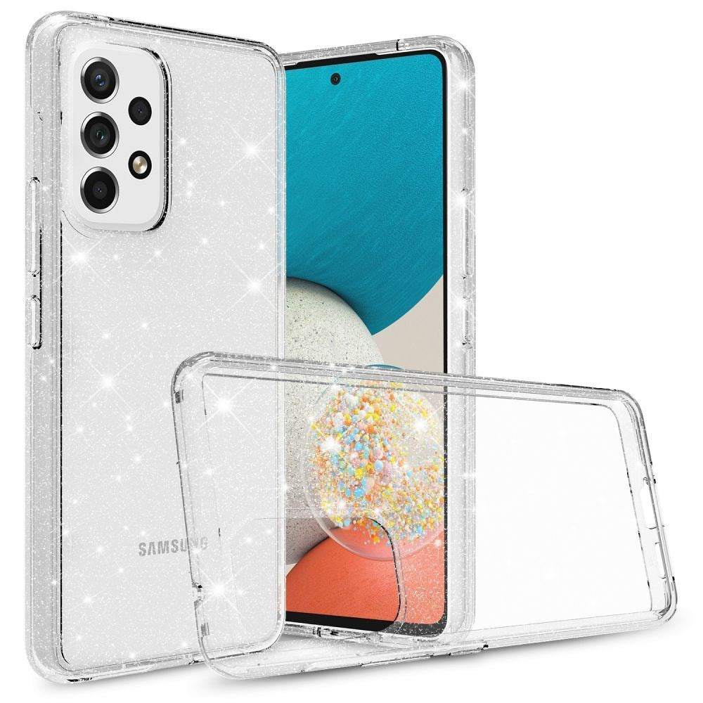 Samsung Galaxy A33 (5G) Hybrid Plastic Case Transparent - Transparent Glitter