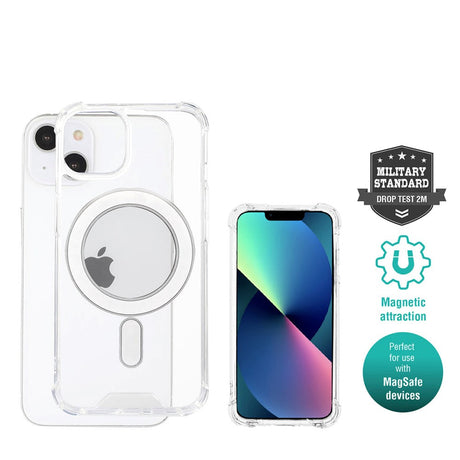 iPhone 14 4smarts IBIZA UltiMag Case - MagSafe Compatible - Transparent