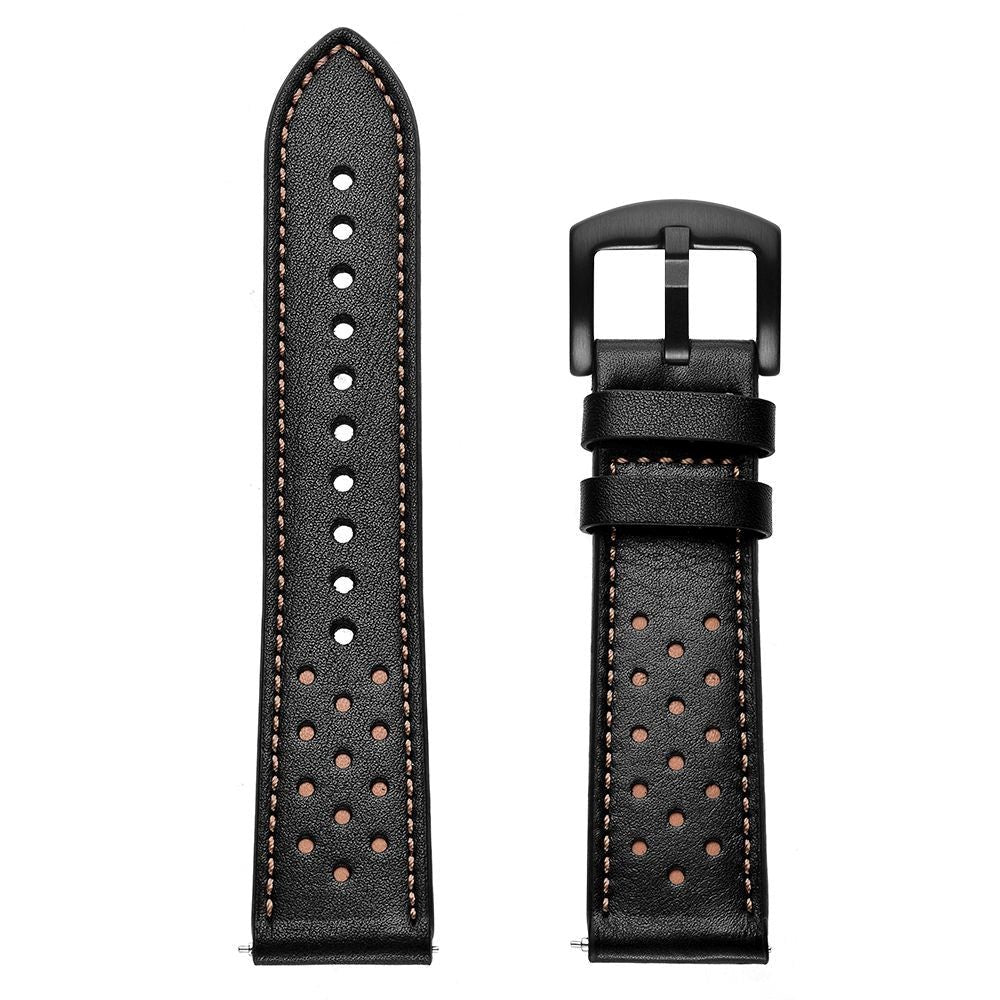 Tech-Protect Universal 20mm Leather Watch Strap - Black