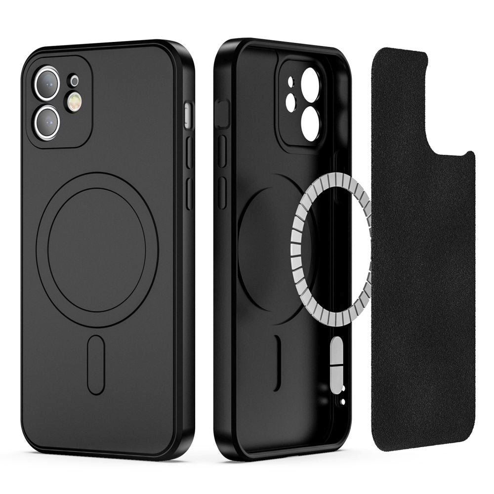 iPhone 11 Tech-Protect Icon Silicone Case - MagSafe Compatible - Black