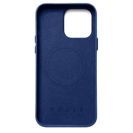 Mujjo iPhone 14 Pro Max Leather Case - MagSafe Compatible - Blue