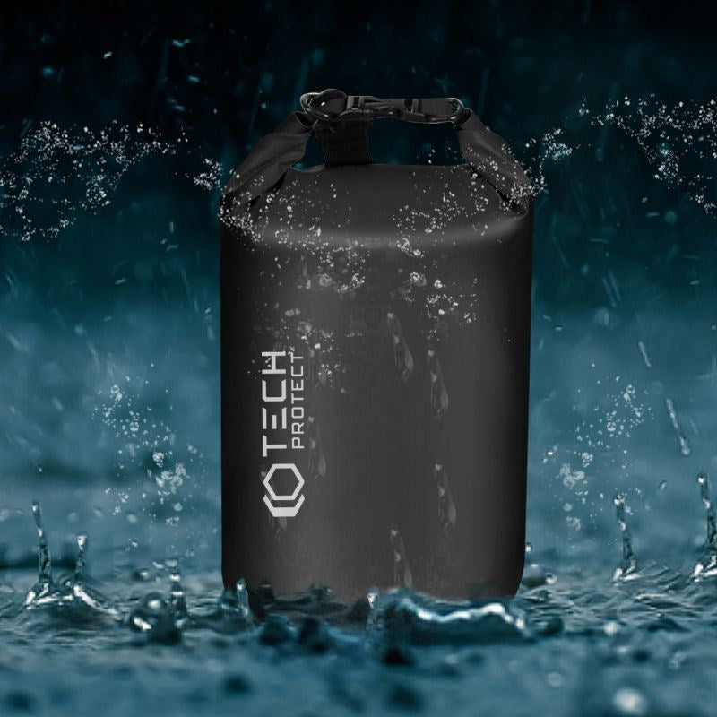 Tech-Protect 20L Waterproof Bag - Black