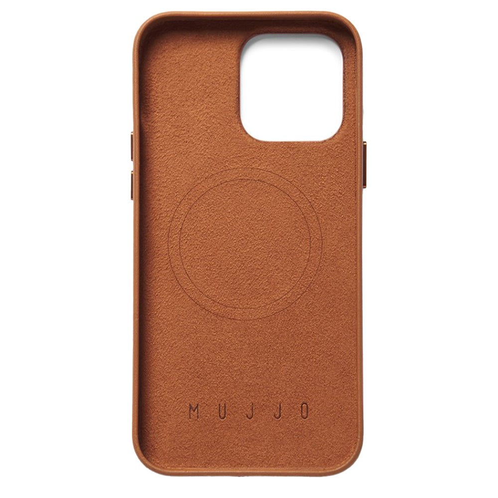 Mujjo iPhone 14 Pro Max Leather Case - MagSafe Compatible - Brown