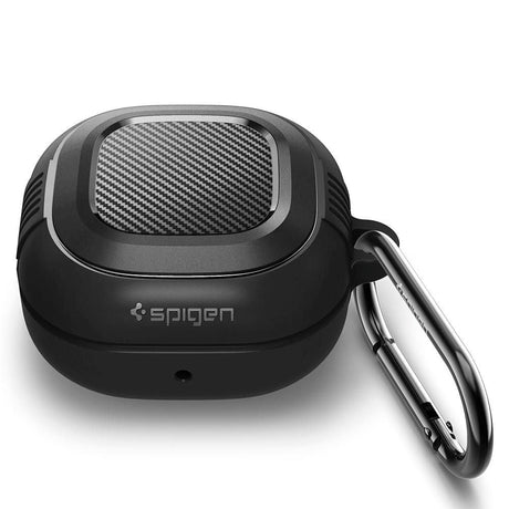 Samsung Galaxy Buds 2 / Live Spigen Rugged Armor Case - Black w. Carbon Look