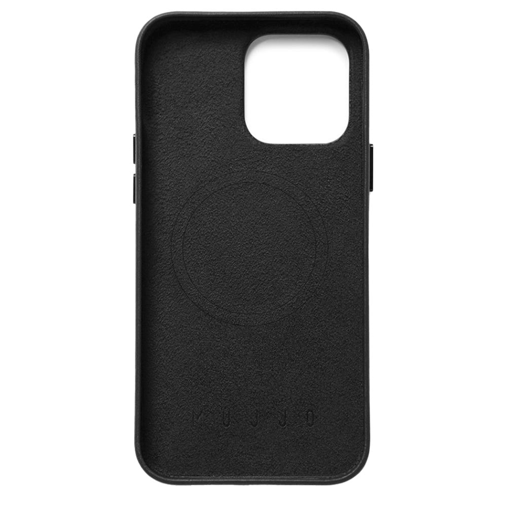 Mujjo iPhone 14 Pro Max Leather Case - MagSafe Compatible - Black