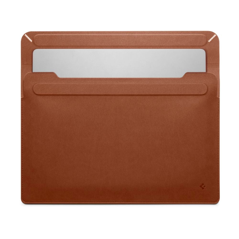 Spigen Valentinus Faux Leather Sleeve for MacBook / Laptop 13-14" (36 x 25 x 2 cm) - Classic Brown