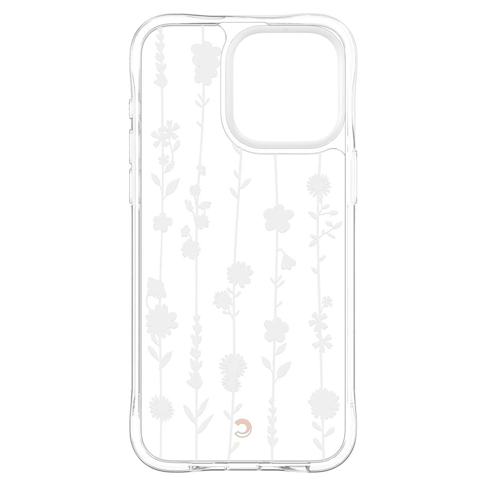 iPhone 15 Pro Cyrill Cecile Plastic Case w. Strap - Flower Garden