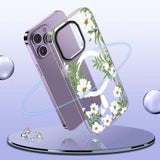 iPhone 13 Pro Tech-Protect MagMood Case  - MagSafe Compatible - Spring Daisy