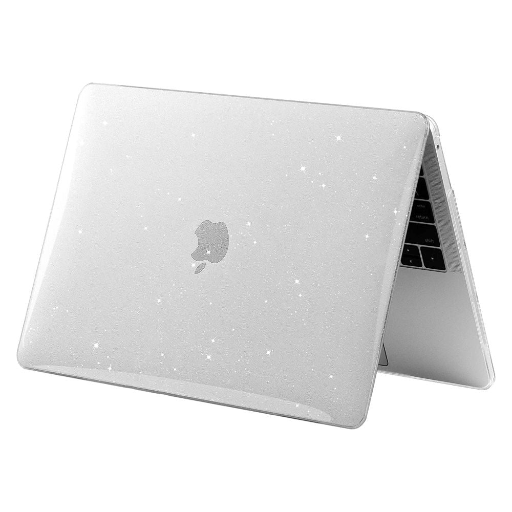 MacBook Air 13 M2/M3 (2022-2024) - Tech-Protect Smartshell Case - Glitter Clear