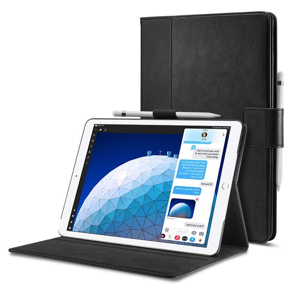 iPad Air (2019) Case - Spigen Stand Folio Case - Black