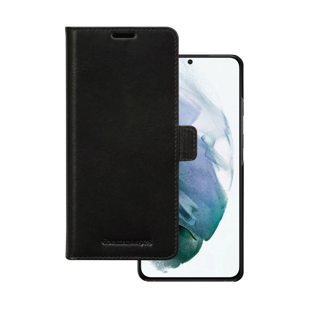 Samsung Galaxy S21+ (Plus) dbramante1928 Lynge Genuine Leather Magnet Case - Black