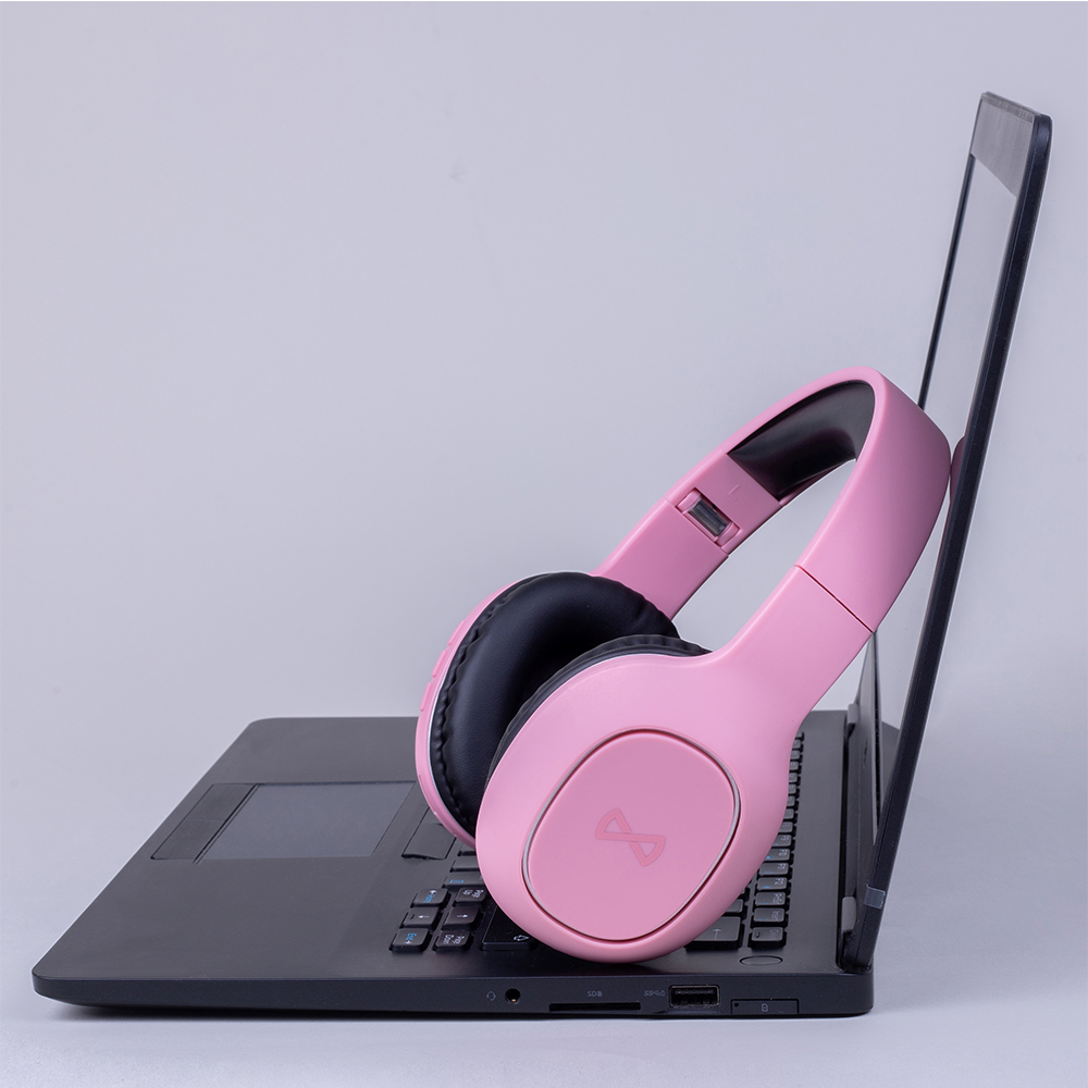 Forever BTH-505 Wireless Headphones - Over-Ear - Pink