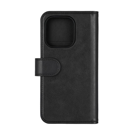 iPhone 16 Pro Essentials 2-in-1 Faux Leather Flip Case - Black