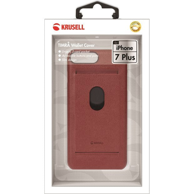 Krusell Timraa Case iPhone 8 Plus / 7 Plus - Rust