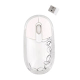 T'NB Souris Sans File Wireless USB-A Mouse w. Light - Transparent / Multi