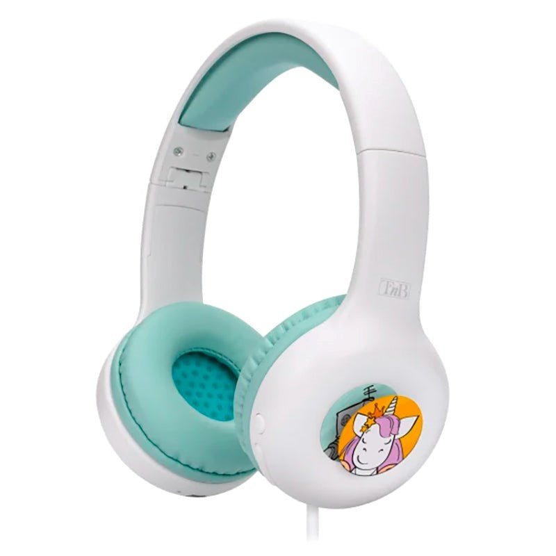 T'NB Kidy SoundMax On-Ear Children's Headset w. Jack Plug - Green / White