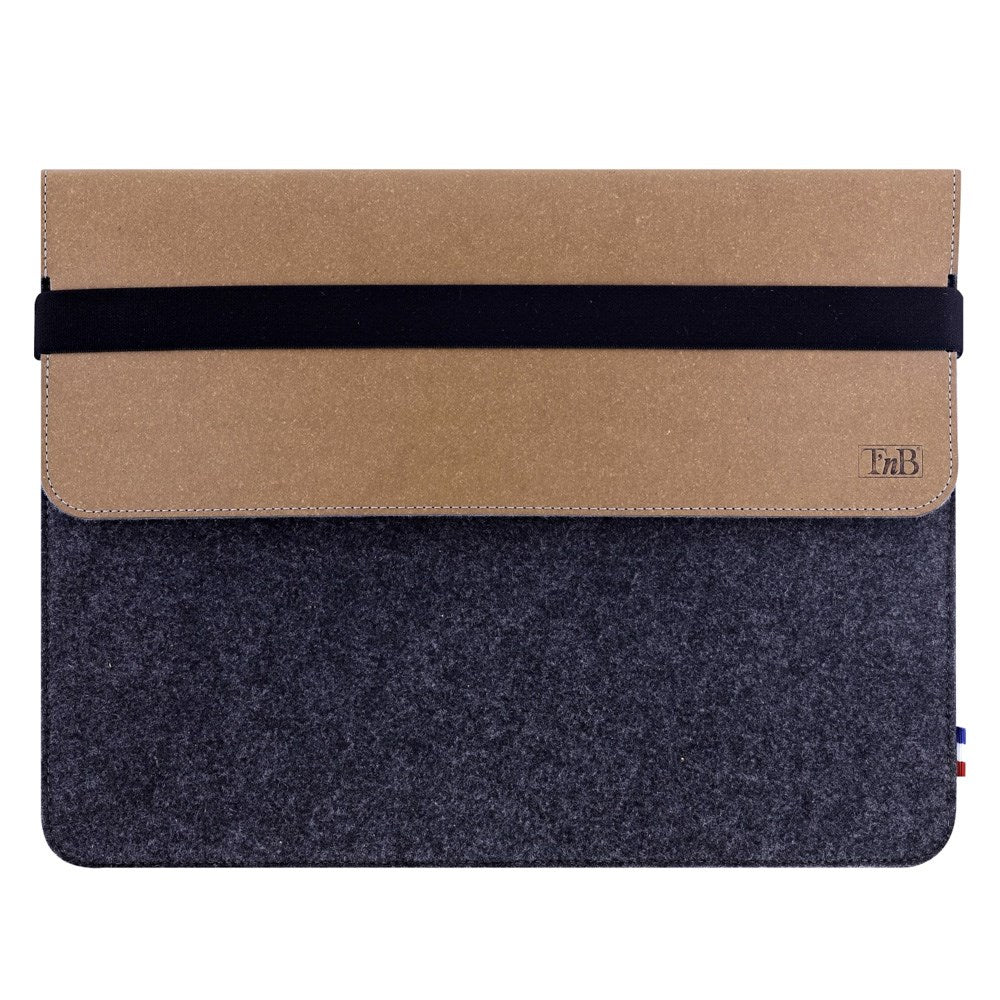 T'NB Laptop Sleeve 13-14" - Brown / Grey