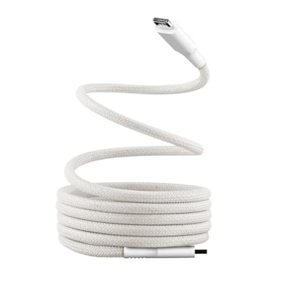 T'NB Magnetic USB-C to USB-C Cable - 1.5m / 60W - White