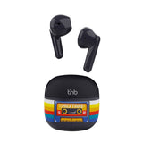 T'NB ORIGIN Wireless In-Ear Headphones with Charging Case - Cassette Tape Design