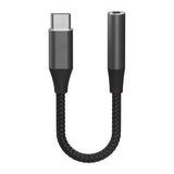 X2O Longlife USB-C to 3.5mm AUX Audio Adapter - 0.1m - Black