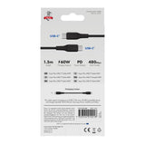 X2O Superflex 60W USB-C to USB-C Cable - 1.5m - Black