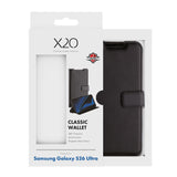 Samsung Galaxy S26 Ultra X2O Classic Wallet Flip Case - Black