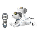 MaxLife Remote Control Toy Dog with Voice Control for Children - White