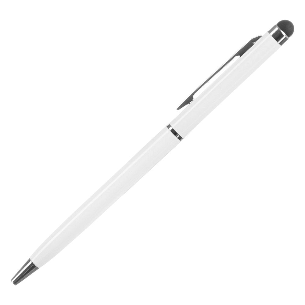 Hurtel Stylus Touch Pen with Ballpoint Pen - White