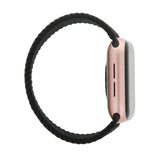 Apple Watch (38/40/SE/41/42mm) Elastic Fabric Smartwatch Strap - Size S - Black