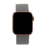 Apple Watch (38/40/SE/41/42mm) Elastic Fabric Smartwatch Strap - Size M - Grey