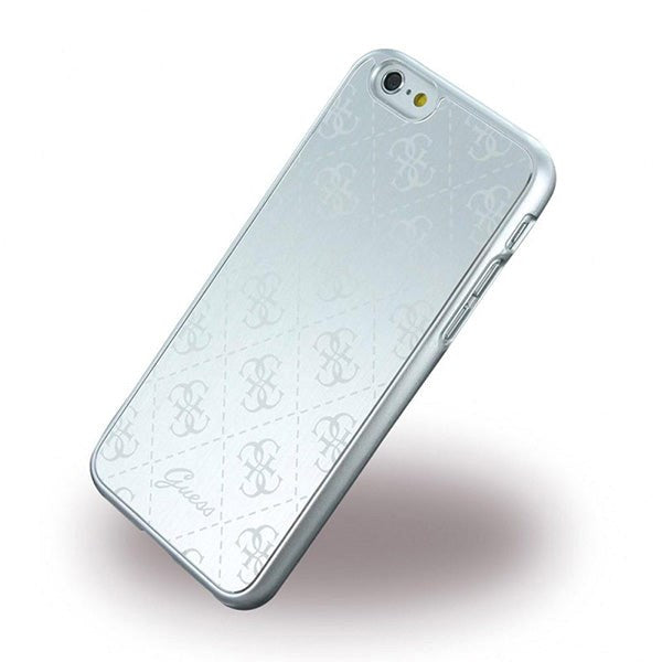 Guess iPhone 6/6s 4G Aluminium Hard Case Silver