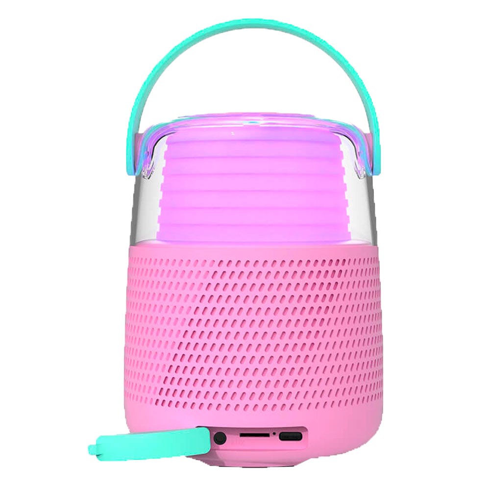 MOB Speaker Karaoke Set w. Microphone - Pink