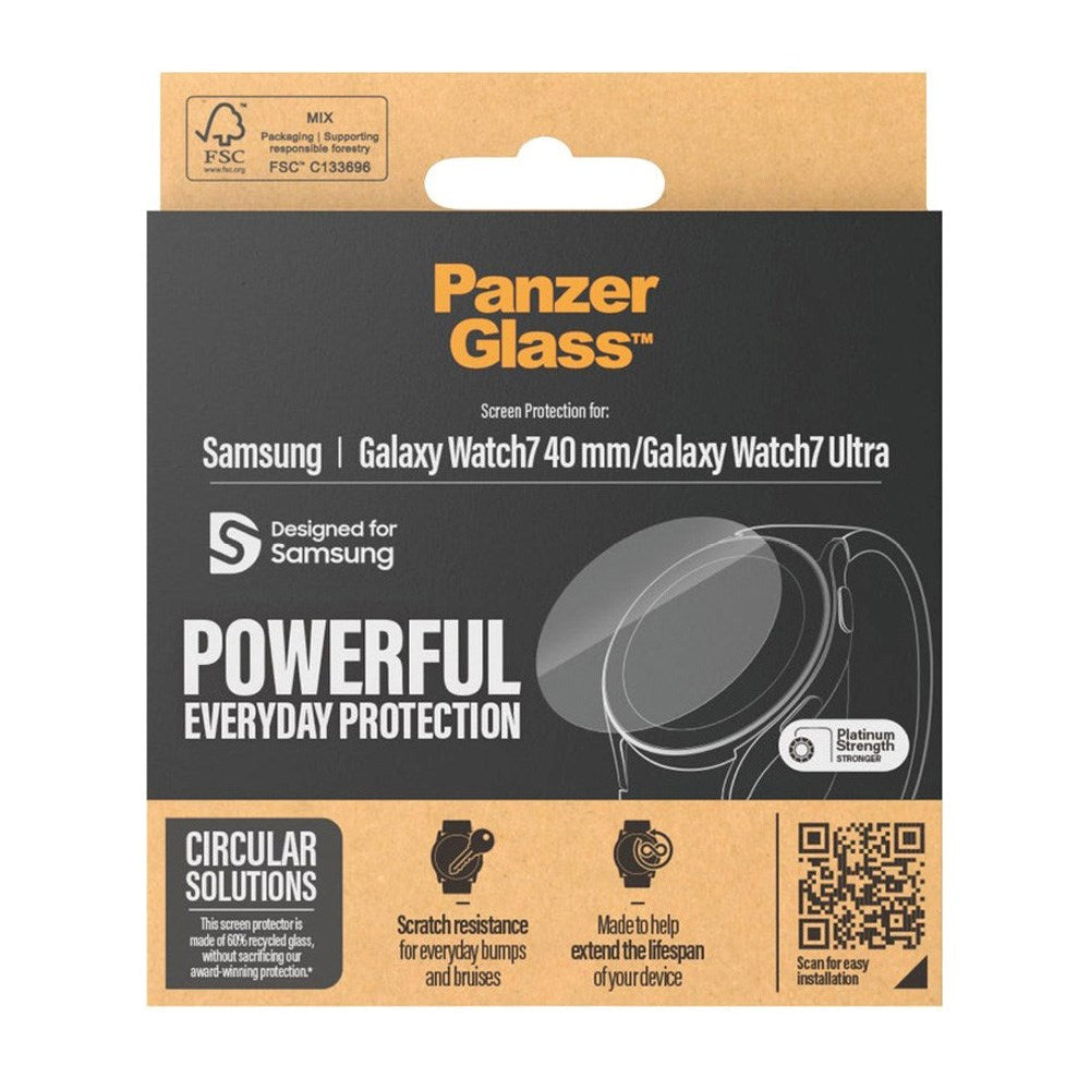 PanzerGlass Samsung Galaxy Watch 7 (40mm) Tempered Glass - Transparent