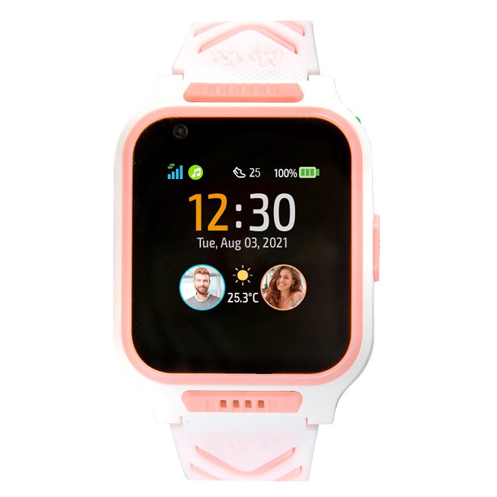 MyKi Watch 4 - Children's Smartwatch - White / Pink