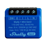 Shelly Plus 1 Mini (Gen3) Smart Relay - Blue