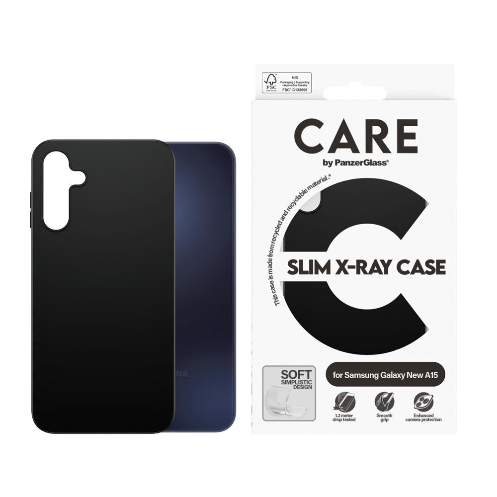 CARE by PanzerGlass Samsung Galaxy A16 FASHION X-Ray Soft Basic Case - Black