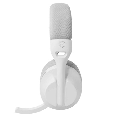 White Shark On-Ear Wireless Gaming Headphones with Microphone - White / Gray