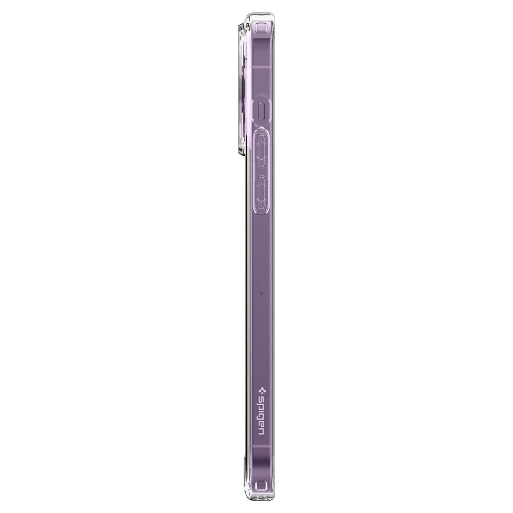 iPhone 14 Pro Spigen Ultra Hybrid Case - MagSafe Compatible - Transparent / Purple