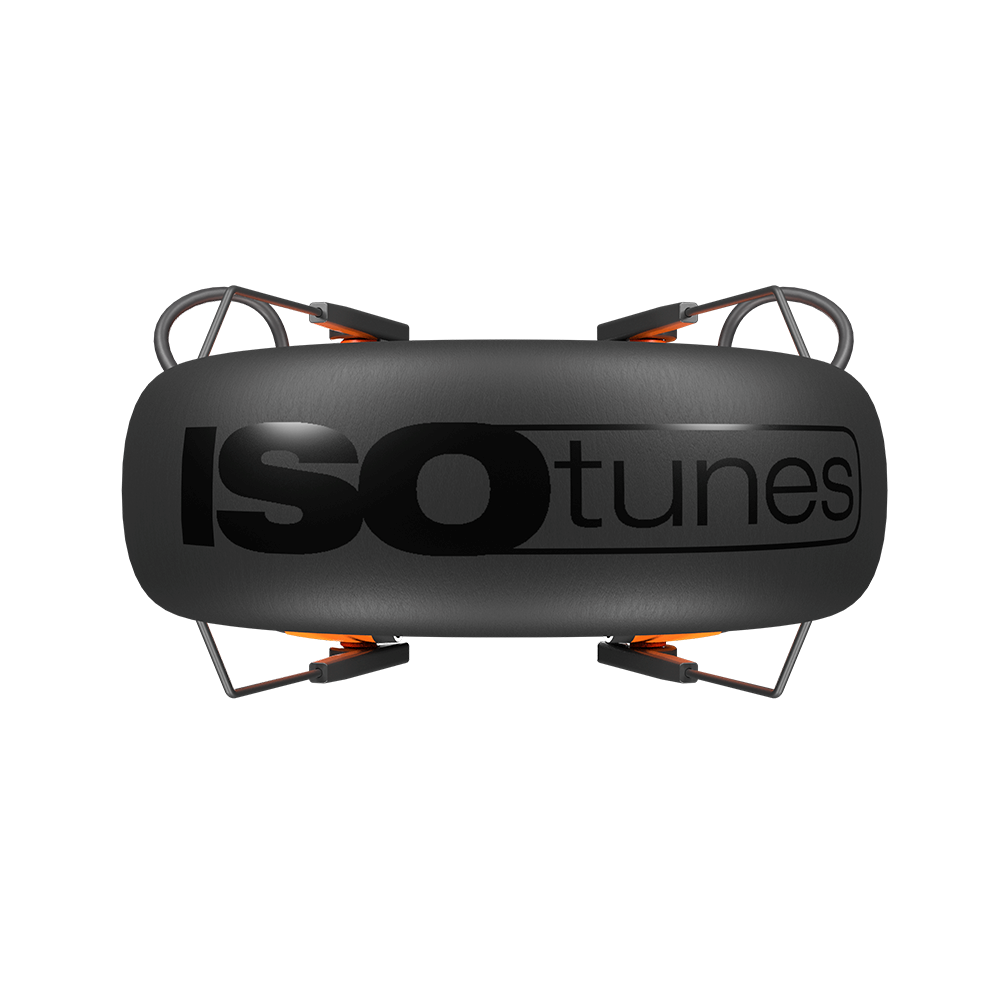 ISOtunes Air Defender EN352 Hearing protection Bluetooth - Black / Orange