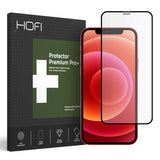 iPhone 12 / 12 Pro Hofi Full Pro+ Tempered Glass Screen Protector - Case Friendly - Black