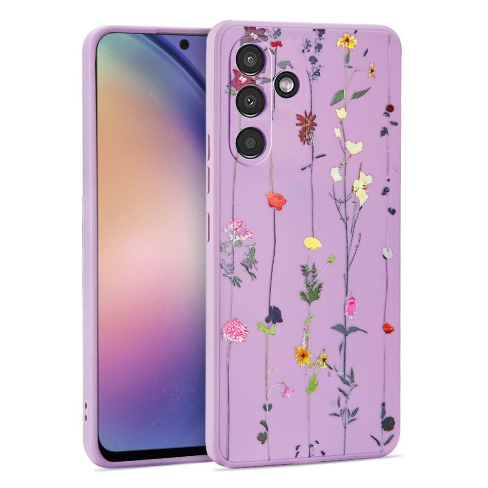 Samsung Galaxy A54 (5G) Tech-Protect Flexible Plastic Case - Garden Violet