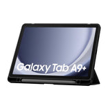 Samsung Galaxy Tab A9+ (Plus) Tech-Protect SC Hybrid Tri-fold Case - Black / Transparent