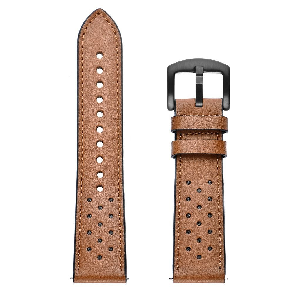 Samsung Galaxy Watch (46mm) Tech-Protect Genuine Leather Watch Strap - Brown