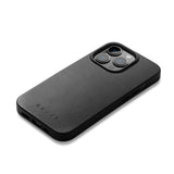 Mujjo iPhone 14 Pro Leather Case - MagSafe Compatible - Black