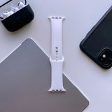 Apple Watch (42/44/SE/45/46/49mm) Tech-Protect Icon Band Silicone Strap - White