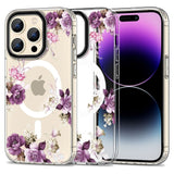 iPhone 15 Pro Max Tech-Protect MagMood Case  - MagSafe Compatible - Spring Floral