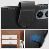 Samsung Galaxy S24 Ultra Tech-Protect Flip Case with Wallet - Black